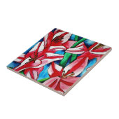 Pink Day lila Aquarellmalerei Fliese (Seite)