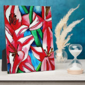 Pink Day lila Aquarellmalerei Fotoplatte (Seite)