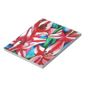 Pink Day lila Aquarellmalerei Notizblock (Rotiert)