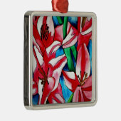 Pink Day lila Aquarellmalerei Ornament Aus Metall (Rechts)