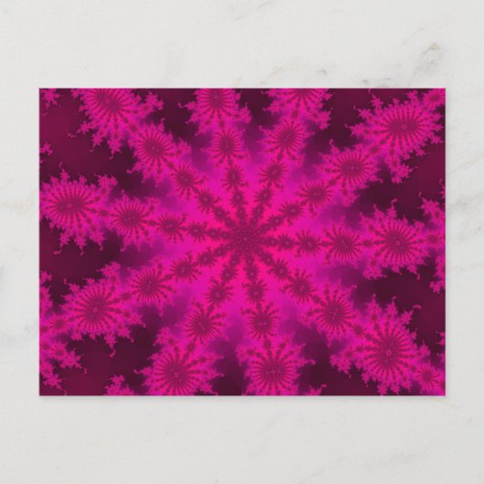 Pink Decasteer Postkarte (Vorderseite)