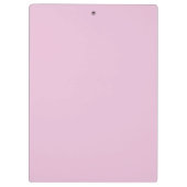 Pink Decorative Circle Monogram Clipboard Klemmbrett (Rückseite)