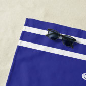 Pink Deep Blue Beach Volleyball Love Strandtuch (Beispiel)