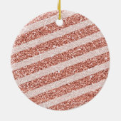 Pink Deer Baby's First Christmas Ornament (Hinten)