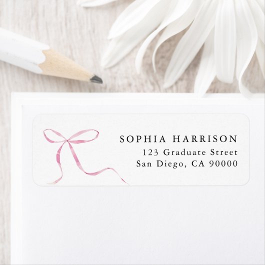 Pink Delicate Bow (Insitu)