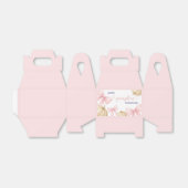 Pink delicate bow Pumpkin Baby Shower Geschenkschachtel (Ungefaltet)