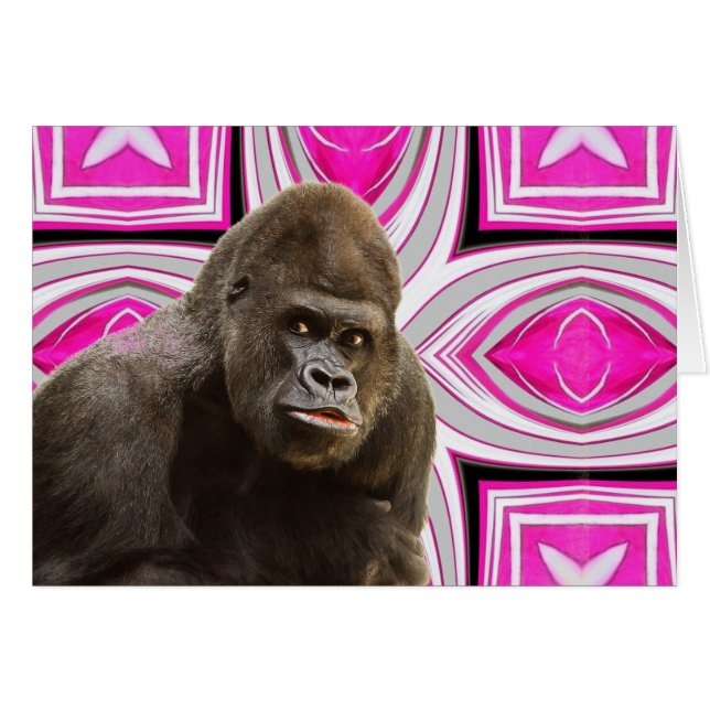 Pink Delight Gorilla (Vorderseite (Horizontal))