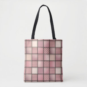 Pink Denim Tote Bag Tasche