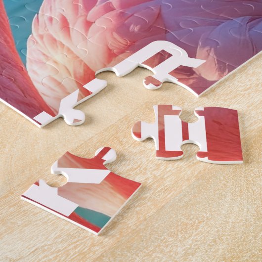 PINK DENKER - Flamingo PINK Puzzle (Seite)