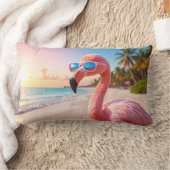 PINK DENKER Flamingo Rosa Lendenkissen (Decke)