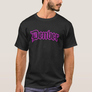 Pink Denver Souvenir Women T-Shirt