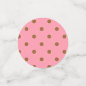 Pink Designer Confetti für Buffets und Catering Konfetti (Klein Vorderseite)