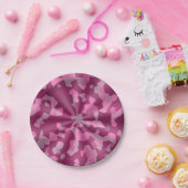 PINK DESIGNS SWIRL PAPPTELLER (Party)