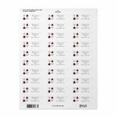 Pink Destiny Las Vegas Wedding Label (Vorne)
