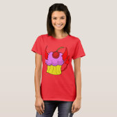 Pink Devil Cupcake T - Shirt (Vorne ganz)