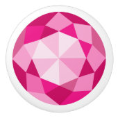 Pink Diamant Edelsteine ziehen Knöpfe für Kinderzi Keramikknauf (Vorderseite)