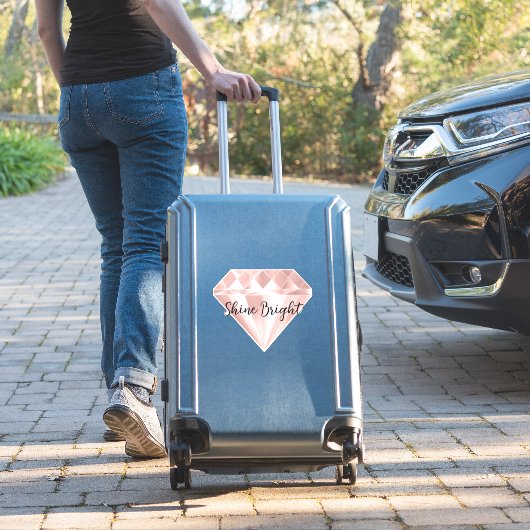 Pink Diamond Aufkleber (Koffer Insitu)