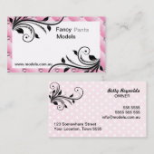 Pink Diamond Business Card Visitenkarte (Vorne/Hinten)