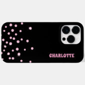 Pink Diamond Confetti Case-Mate iPhone Hülle (Rückseite (Horizontal))