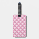 PINK DIAMOND GLITZER CUSTOM LUGGAGE TAG GEPÄCKANHÄNGER (Rückseite vertikal)