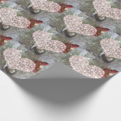 Pink Diamond Heart Geschenkpapier (Ecke)