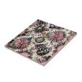 Pink Diamond Mitte des Jahrhunderts modern  Fliese (Seite)