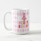 Pink Diamond Muster Merry und Bright Kaffeetasse (Links)