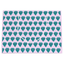 Pink Diamond Spark Große Geschenktüte