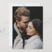 Pink Diamonds Custom Foto Wedding Save The Date (Rückseite)