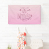 Pink Diamonds Geburtstag Banner (Insitu)