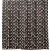 Pink Diamonds Mid Century Modern Shower Curtain Duschvorhang (Vorderseite)