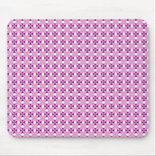 Pink Diamonds Pattern Mousepad