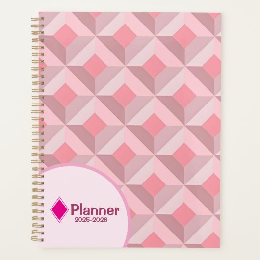 Pink Diamonds Planner Planer (Vorderseite)