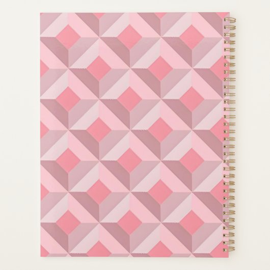 Pink Diamonds Planner Planer (Rückseite)