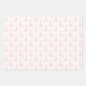 Pink Dinos Geschenkpapier Set (Vorderseite)