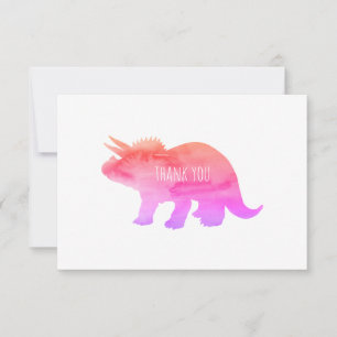 Pink Dinosaur Triceratops Flachbildschirm Danke Ka