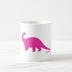 Pink Dinosaurier Kaffeetasse
