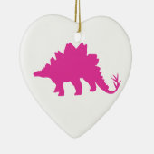 Pink Dinosaurier Keramikornament (Rechts)