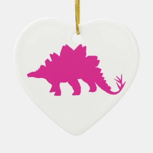 Pink Dinosaurier Keramikornament