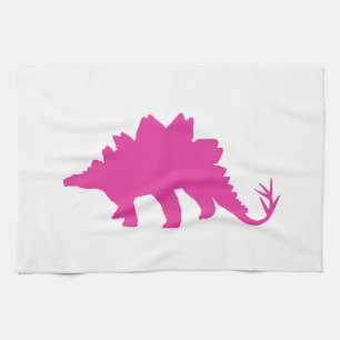 Pink Dinosaurier Küchentuch