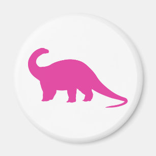 Pink Dinosaurier Magnet