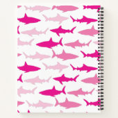 Pink Dinosaurier Notizblock (Rückseite)