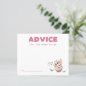 Pink-Dinosaurier-Ratschlag für die MOMY-Karte (Stehend Vorderseite)