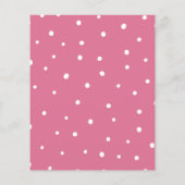 Pink-Dinosaurier-Ratschlag für die MOMY-Karte (Rückseite)