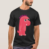 Pink Dinosaurier T-Shirt (Vorderseite)