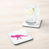 Pink Dinosaurier Untersetzer (Rechte Seite)
