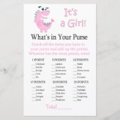 Pink Dinosaurier Was ist in deinem Geldbeutel-Spie (Vorderseite)