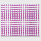 Pink Disco Ball Pattern Geschenkpapier (Flach)