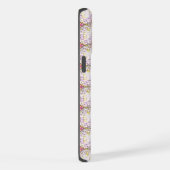 Pink Disco Ball Pattern iPhone Hülle (Rechte Seite)