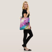 Pink Disco Ball Pattern Tasche (Am Model)